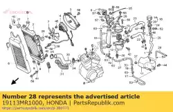 Qui puoi ordinare tubo, serbatoio di riserva del radiatore da Honda , con numero parte 19113MR1000: