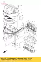 20S135960000, Yamaha, giunto, carburatore 2 yamaha ajs xj  600 2009 2010 2011 2014 2015 2016, Nuovo