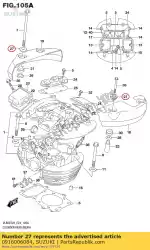 Here you can order the washer 6. 5x18x1 from Suzuki, with part number 0916006084: