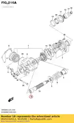 Here you can order the bearing from Suzuki, with part number 0926332012: