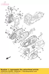 Here you can order the cover, crankcase 1 from Yamaha, with part number 1SDE54110000: