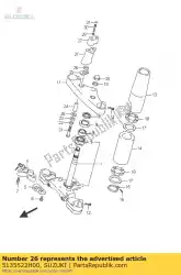 onderlegring van Suzuki, met onderdeel nummer 5135522H00, bestel je hier online: