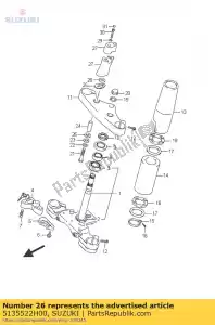 suzuki 5135522H00 lavadora - Lado inferior