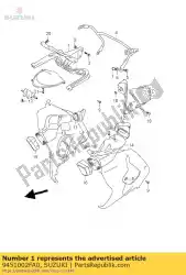 Qui puoi ordinare brace, cofano da Suzuki , con numero parte 9451002FA0: