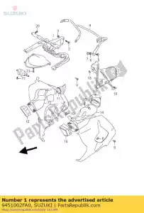 Suzuki 9451002FA0 brace, cofano - Il fondo