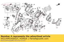 Qui puoi ordinare stampaggio, l. Rivestimento del cappuccio * nh da Honda , con numero parte 64214MCA000ZF: