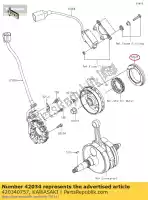 420340757, Kawasaki, 01 acoplamento, embreagem onewey kawasaki kx450 kx450x 450 , Novo