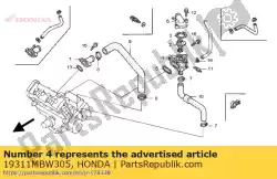Here you can order the case,thermostat from Honda, with part number 19311MBW305: