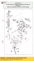 46131001000, KTM, carburateur mikuni vm24-505 04 ktm sx xc 60 65 1998 1999 2000 2001 2002 2003 2004 2005 2006 2007 2008, Nouveau