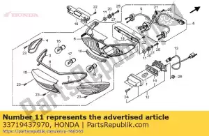 honda 33719437970 collar, taillight packing - Bottom side