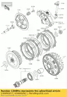 130890017, Kawasaki, plate-clutch,t=2.6 er650a6s kawasaki  er-6f er-6n kle vulcan 650 2006 2007 2008 2009 2010 2015 2016 2017 2018 2019 2020 2021, New