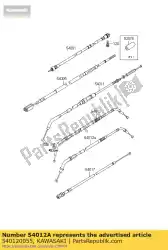 Here you can order the cable-throttle,closin vn800-a9 from Kawasaki, with part number 540120055: