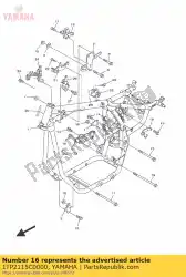 Qui puoi ordinare brkt da Yamaha , con numero parte 1TP2115C0000: