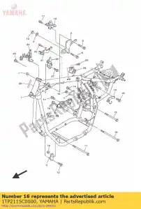 yamaha 1TP2115C0000 brkt - Il fondo