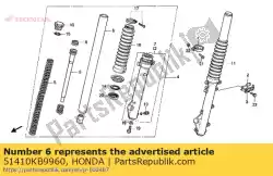 Qui puoi ordinare pipe, fr. Forchetta da Honda , con numero parte 51410KB9960: