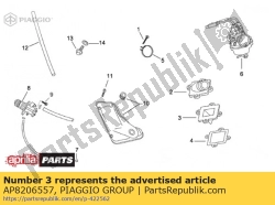 Aprilia AP8206557, Conjunto de válvula reed, OEM: Aprilia AP8206557