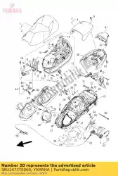 Aquí puede pedir tapa 1 de Yamaha , con el número de pieza 5RU2473T0000: