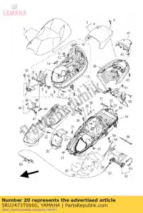 yamaha 5RU2473T0000 tapa 1 - Lado inferior