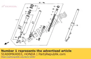 Honda 51400MK4003 garfo assy., r frente - Lado inferior