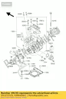 391931029, Kawasaki, pijpolie klx300-a1 kawasaki klx 250 300 1993 1994 1995 1996 1997 1998 1999 2000 2001 2002 2003, Nieuw