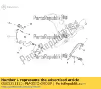 GU05251130, Piaggio Group, palanca de cambios moto-guzzi breva breva v ie norge norge polizia berlino sport zgulps01, zgulpt00, zgulps03 850 1100 1200 2005 2006 2007 2008 2014 2016 2017, Nuevo