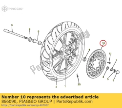 Aprilia 866090, Front brake disc, OEM: Aprilia 866090