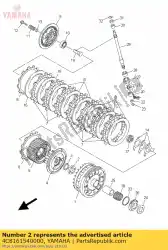 Here you can order the plate, thrust 1 from Yamaha, with part number 4C8161540000: