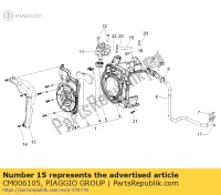 CM006105, Aprilia, Fuel pipe, New