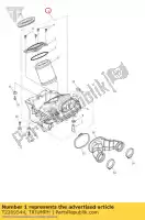 T2209544, Triumph, conjunto de airbox triumph thunderbird commander thunderbird lt 1700 2014 2015, Novo