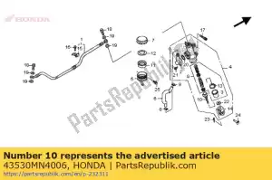 Honda 43530MN4006 tige comp., pousser - La partie au fond