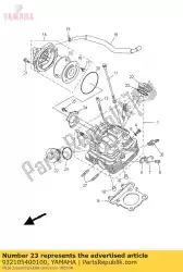 Qui puoi ordinare o-ring da Yamaha , con numero parte 932105400100: