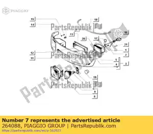 Piaggio Group 264088 portalampade - Il fondo