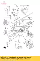 1KT825300300, Yamaha, Stop schakelaar assy yamaha fzr tzr yzf 250 600 750 1000 1987 1988 1989 1990 1991 1992 1993 1994 1995 1996 1997 1998 1999 2000 2001 2002, Nieuw