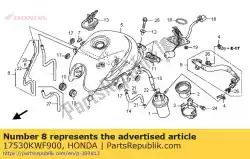 Qui puoi ordinare nessuna descrizione disponibile al momento da Honda , con numero parte 17530KWF900: