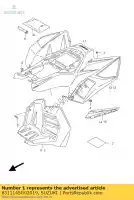 6311145G02019, Suzuki, spatbord achter suzuki lt r 450 2008 2009, Nieuw