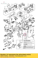 Qui puoi ordinare morsetto da Suzuki , con numero parte 0940725401: