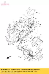 Ici, vous pouvez commander le grille, prise d'air 1 auprès de Yamaha , avec le numéro de pièce 1SDF837N0000: