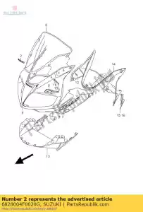 Suzuki 6828004F0020G emblema, 