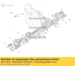 Aprilia 847184, Ko?ek, OEM: Aprilia 847184