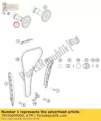 Here you can order the camshaft intake from KTM, with part number 79036009000: