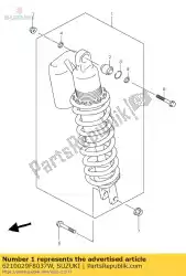 Qui puoi ordinare assorbitore assy, ?? R da Suzuki , con numero parte 6210029F8037W: