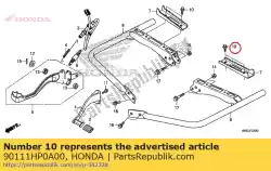 Here you can order the bolt, flange, 6mm from Honda, with part number 90111HP0A00: