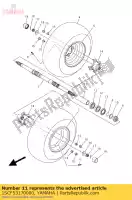 1SCF53170000, Yamaha, spacer, bearing yamaha yfm 300 2013, New