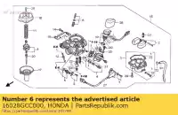 16028GCC000, Honda, jeu de vis b honda nes 150 2005 2006, Nouveau