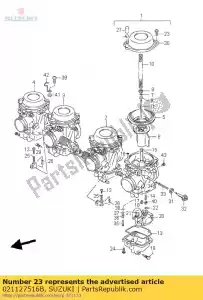 suzuki 021127516B vite - Il fondo