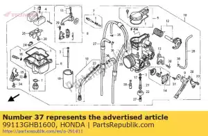 Honda 99113GHB1600 jet, principale, n. 160 - Il fondo