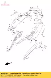 Ici, vous pouvez commander le couvercle, côté 5 smxpam auprès de Yamaha , avec le numéro de pièce 37PF171E00P2: