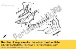 Here you can order the set illus*yr292m* from Honda, with part number 83700MCA000YG: