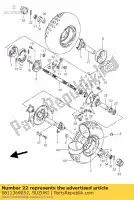 0811369057, Suzuki, Kogellager suzuki lt50 quadrunner lt 50 , Nieuw