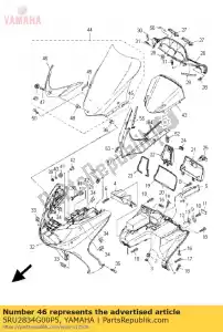 yamaha 5RU2834G00P5 toupeira 5 - Lado inferior